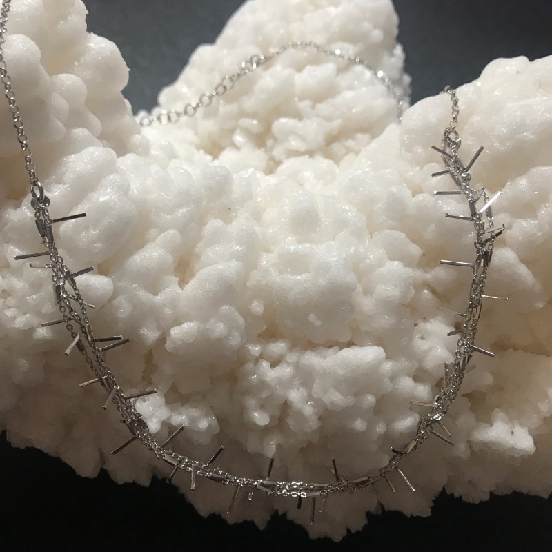 Collier original en argent  : 104€