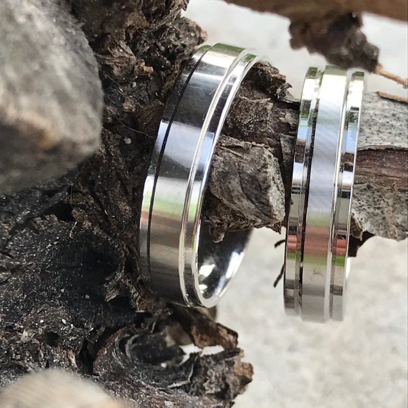 Alliance :les tendances masculines en or blanc