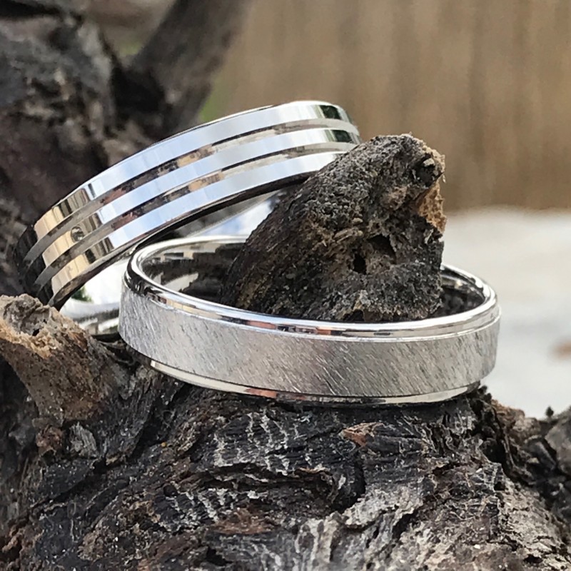 Alliance :les tendances masculines en or blanc