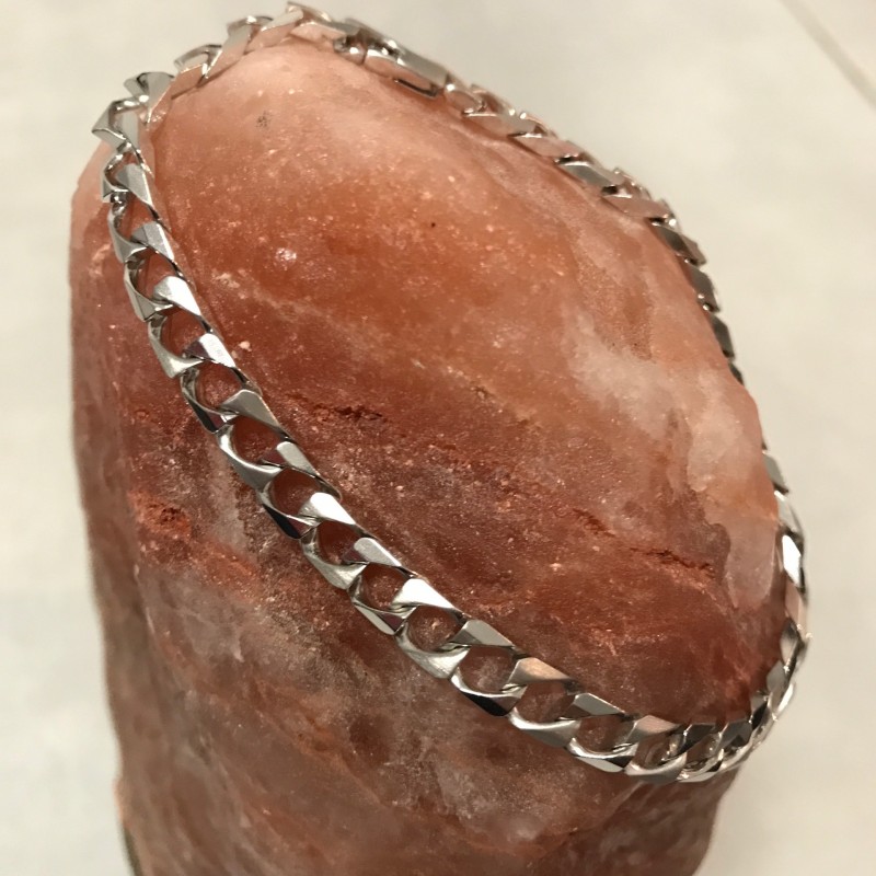 Bracelet argent gourmette : 120€