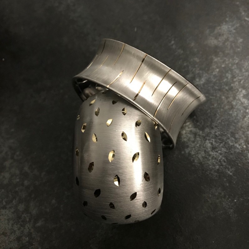 Bracelet jonc en argent pour dame