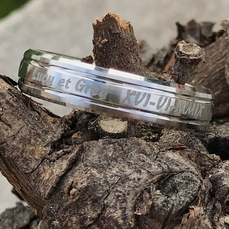 Alliance romaine pour homme en or