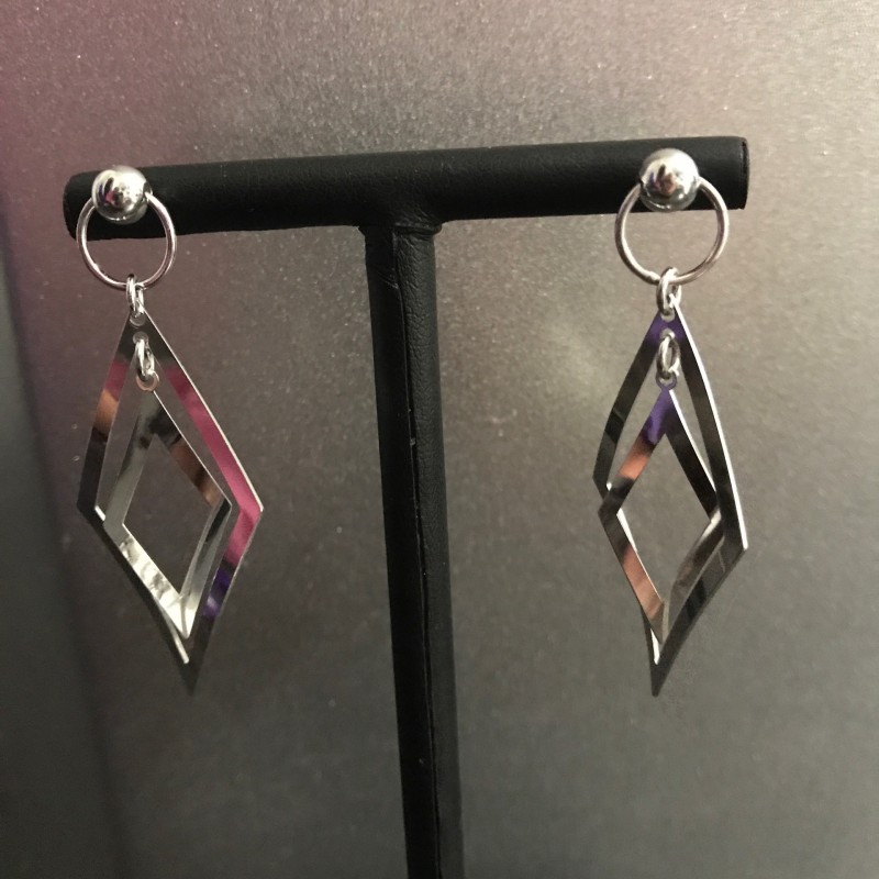 Boucles d'oreilles argent 61€