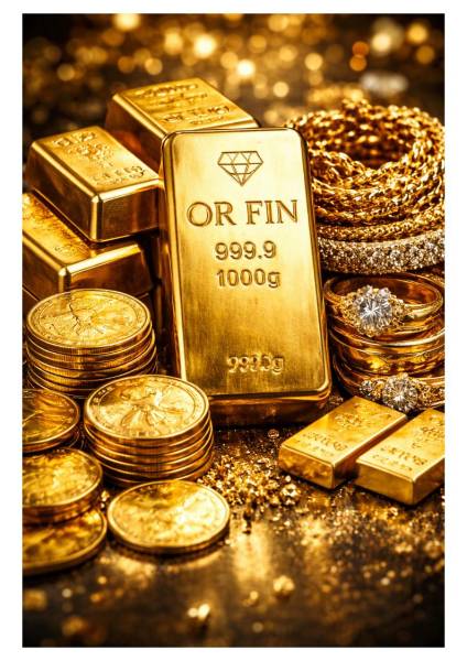 Ne laisser pas dormir votre or, venez le vendre chez un professionnel du metier : Joyau d'or bijouterie à Salon de Provence